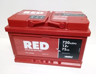 Аккумулятор RED 75 ампер