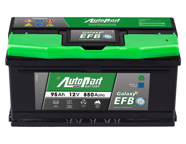 АКБ Autopart GALAXY EFB 6СТ-95 низкая